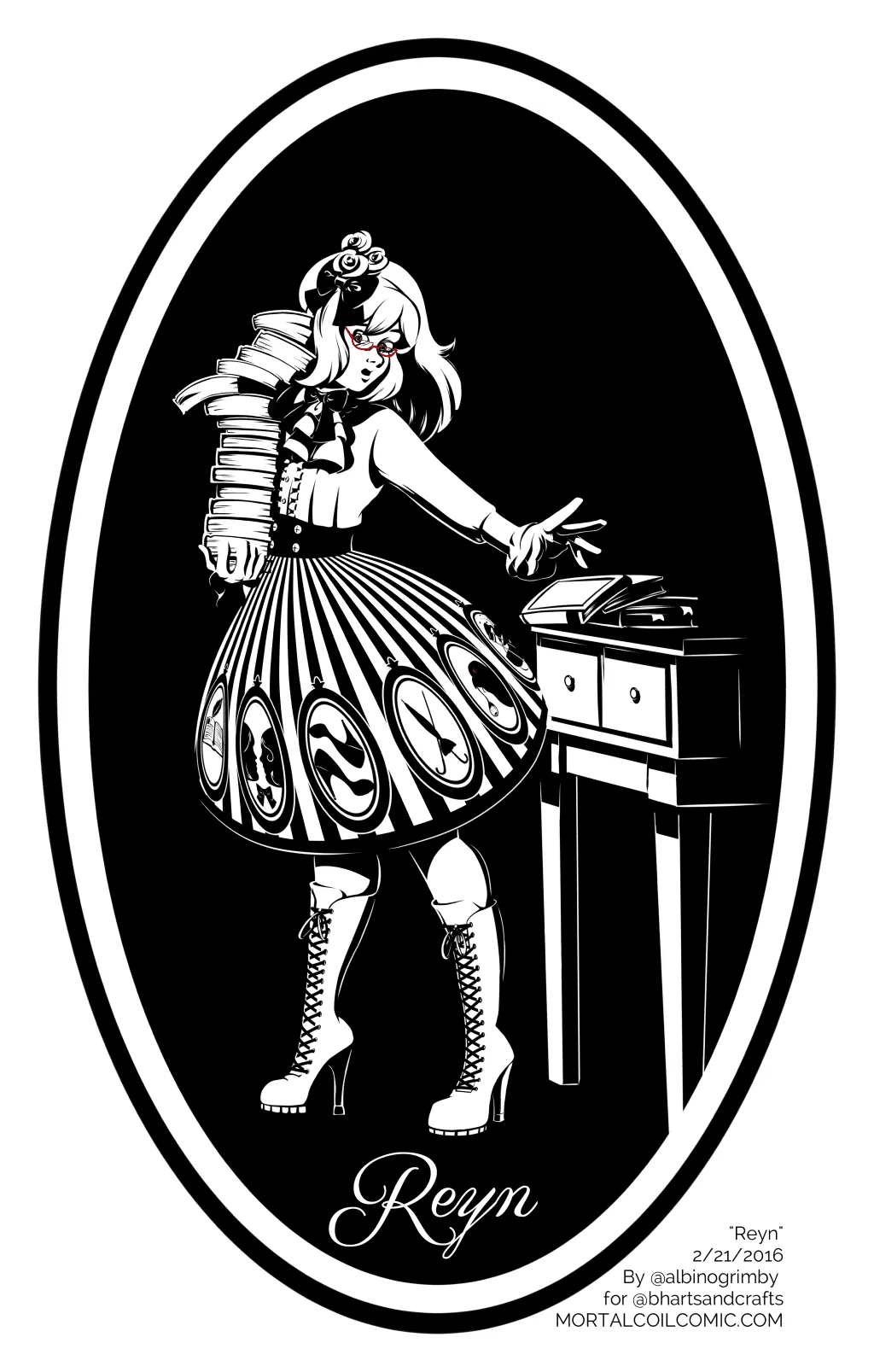 Reyn from Imitation Nightmare Webcomic